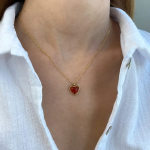 Red Heart Necklace