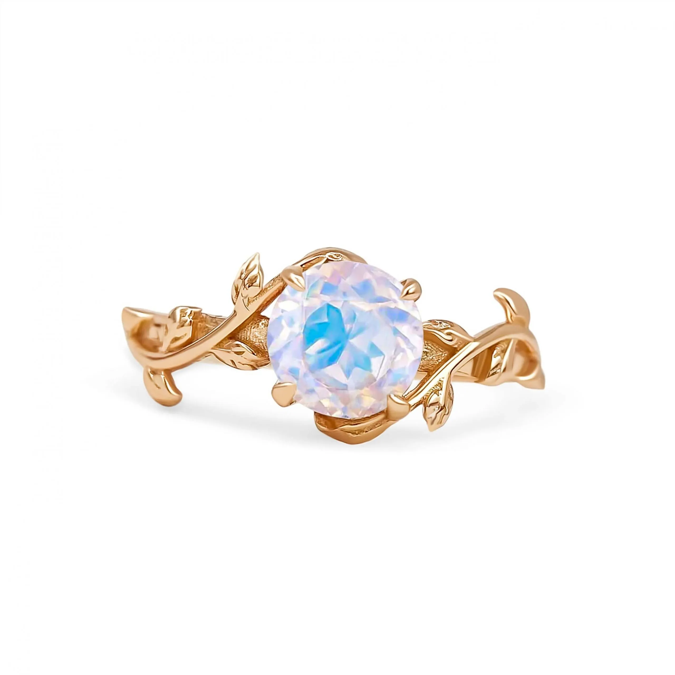 Moonstone Ring Leaf - Image 2